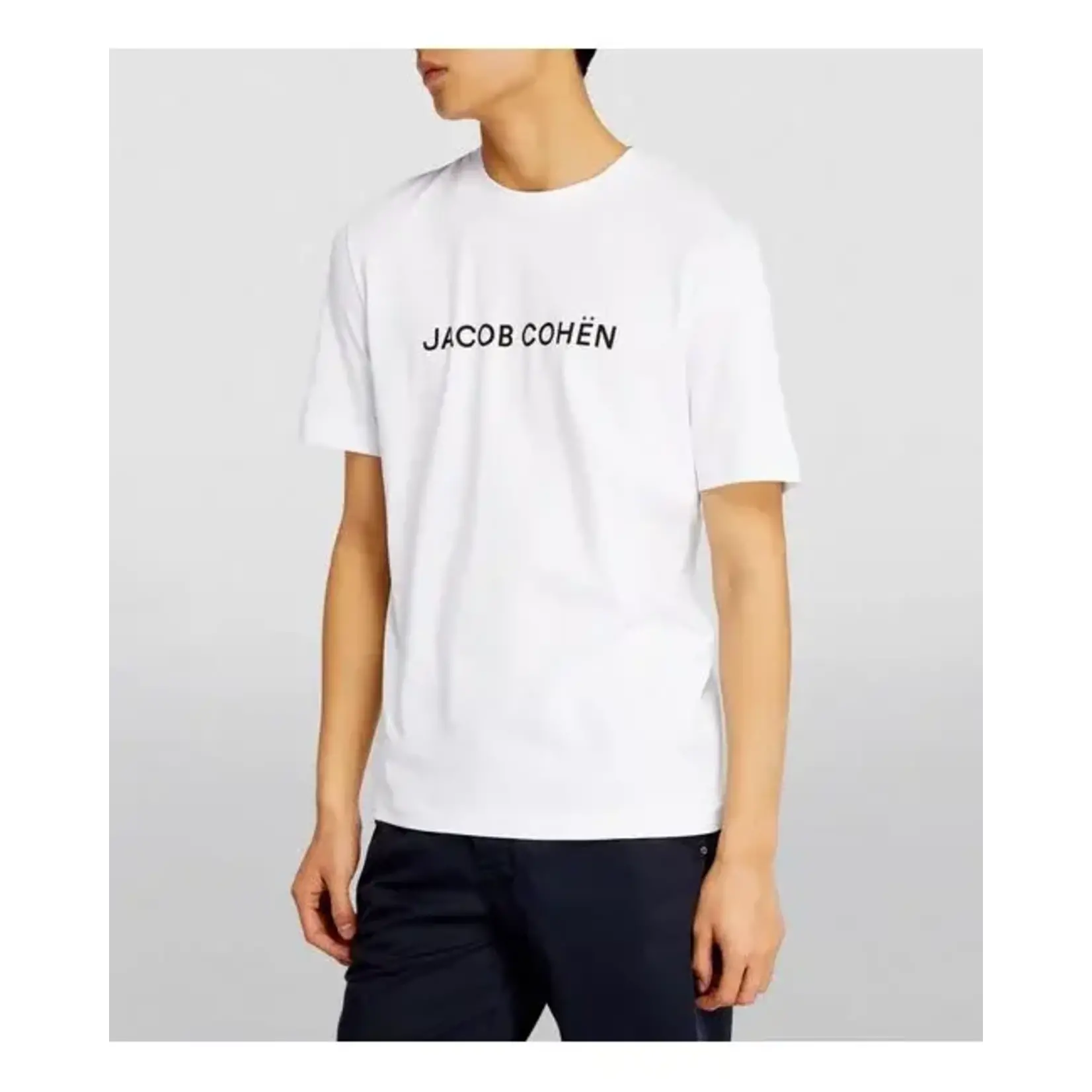 Jacob Cohen Jacob Cohën - T-shirt met logo - Wit