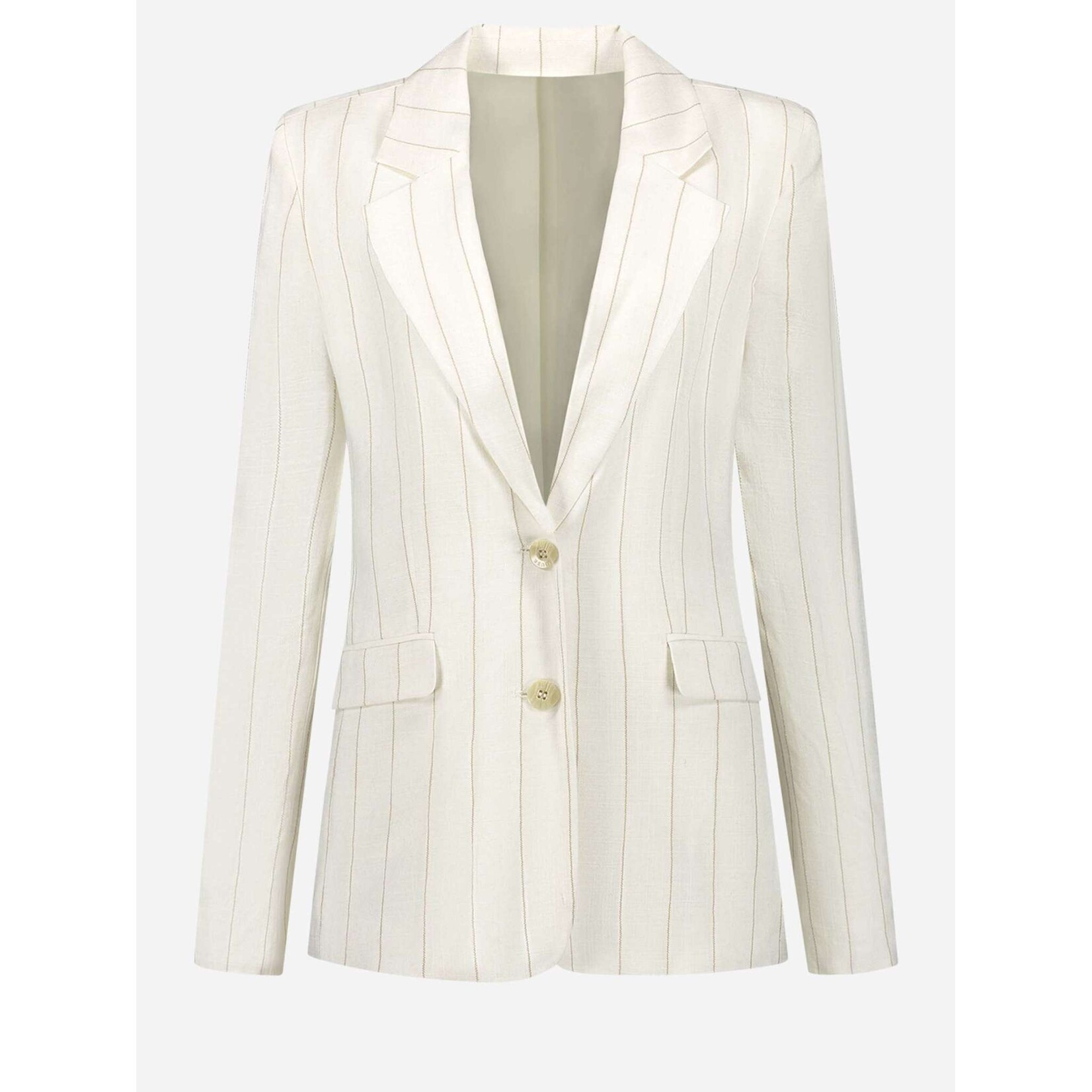 Fifth House Fifth House - Nito Blazer - Ecru/Strepen