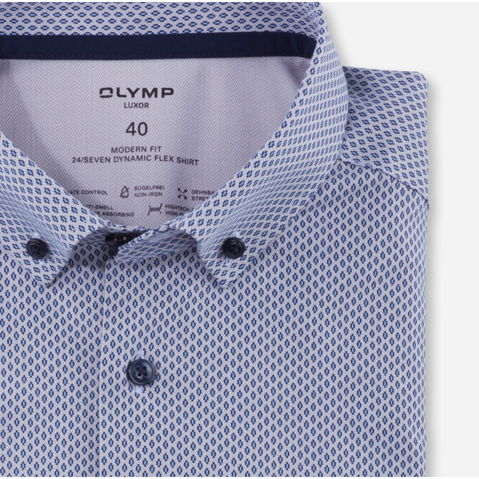 Olymp Olymp - Modern fit hemd - Taupe