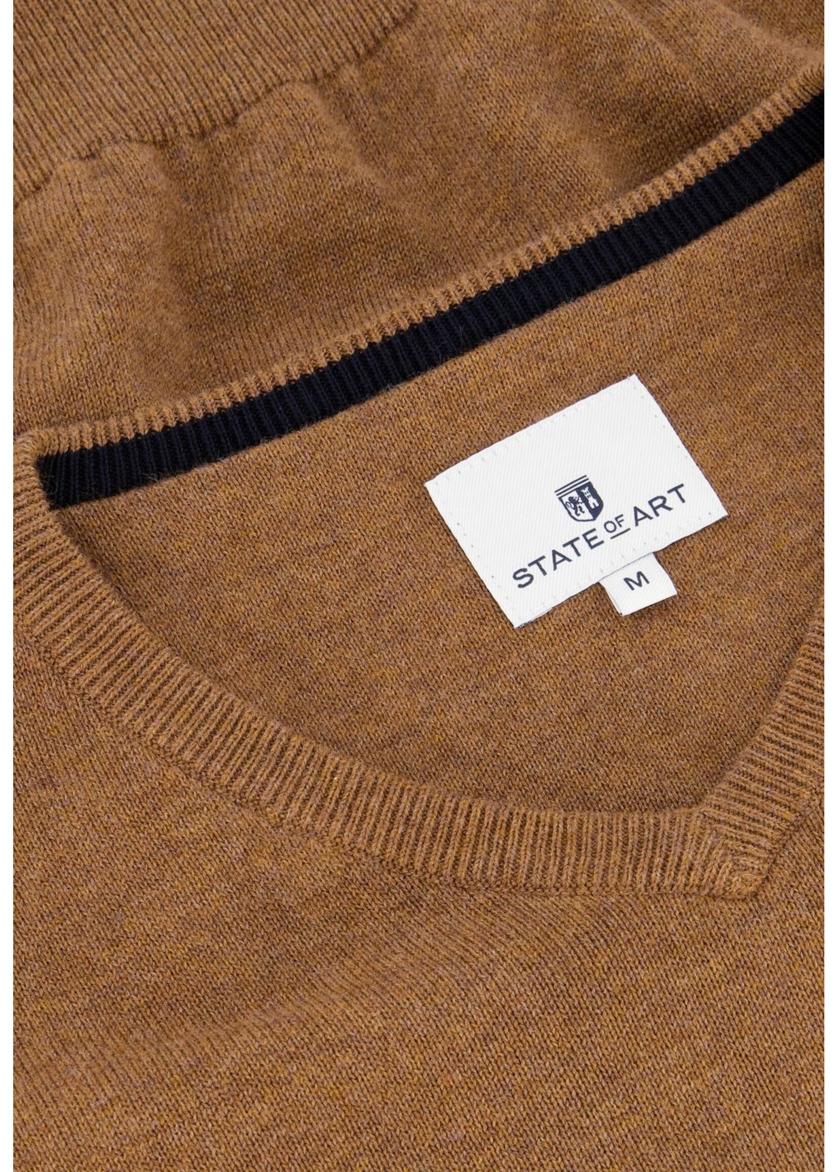 State Of Art State of Art - Pullover V-hals - Camel