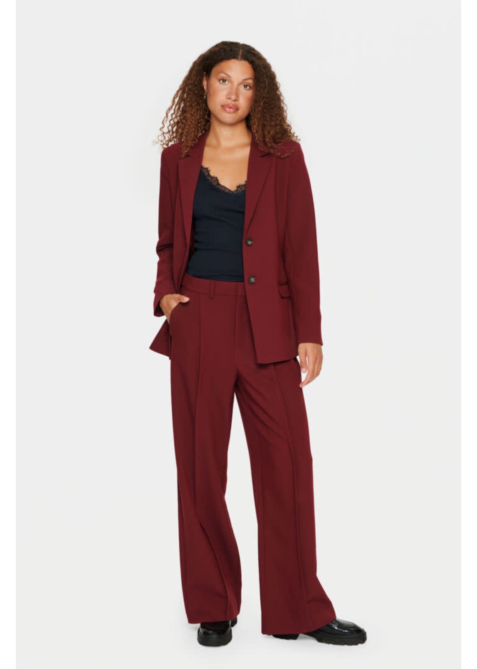 Saint Tropez Saint Tropez - Anzu Blazer - Tawny Port