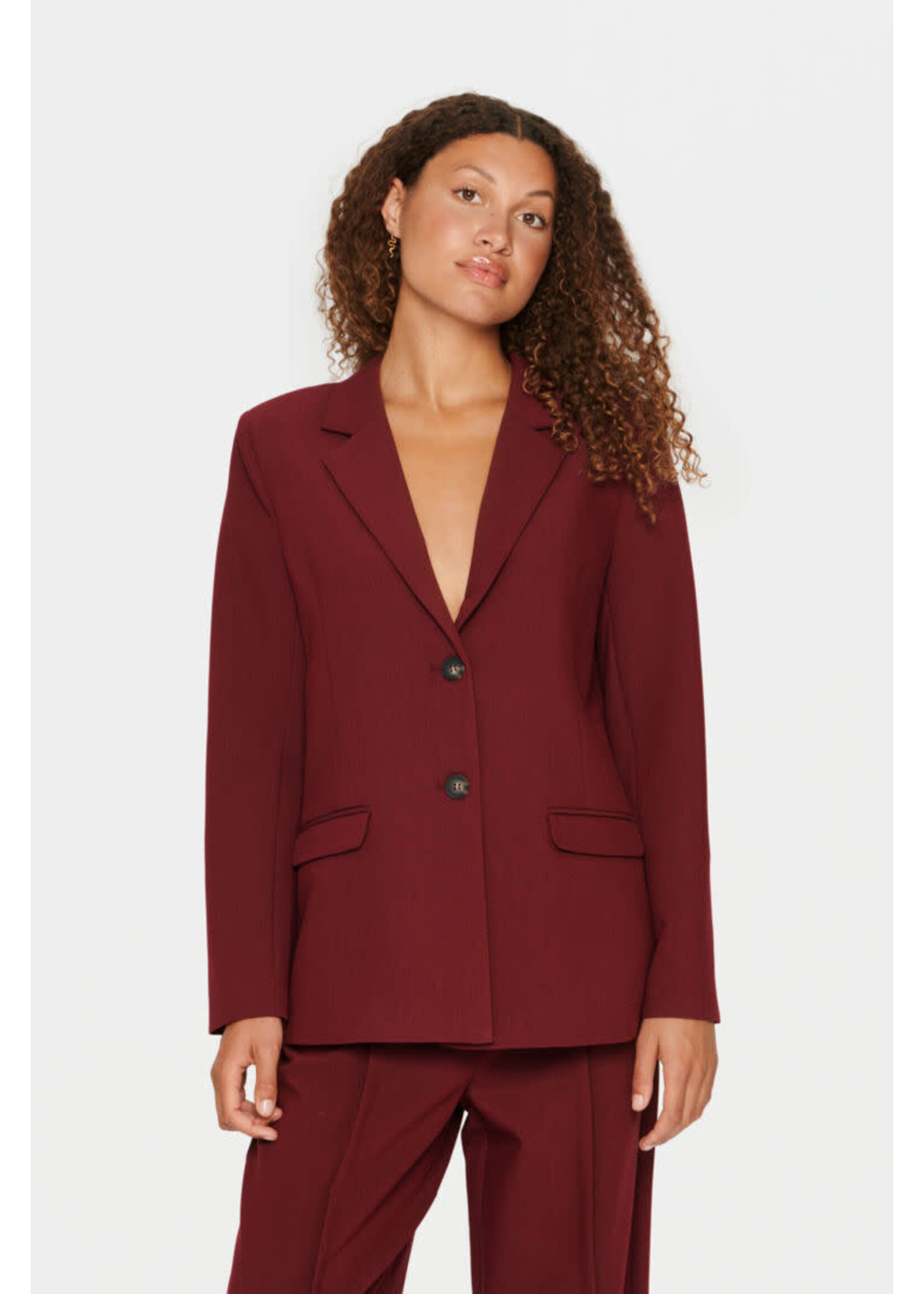 Saint Tropez Saint Tropez - Anzu Blazer - Tawny Port