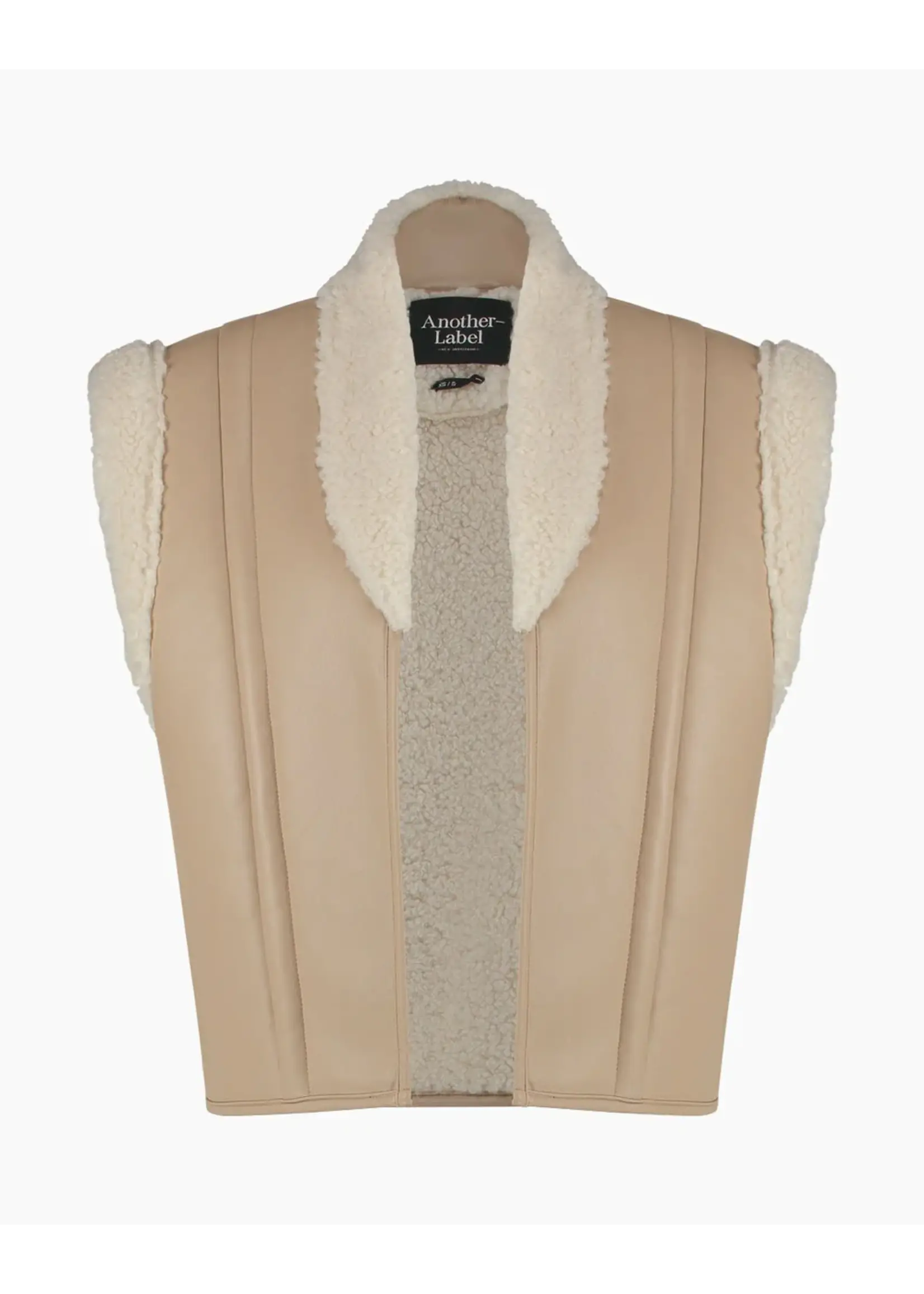 Another Label Another Label - Unni Lammy Vest - Beige