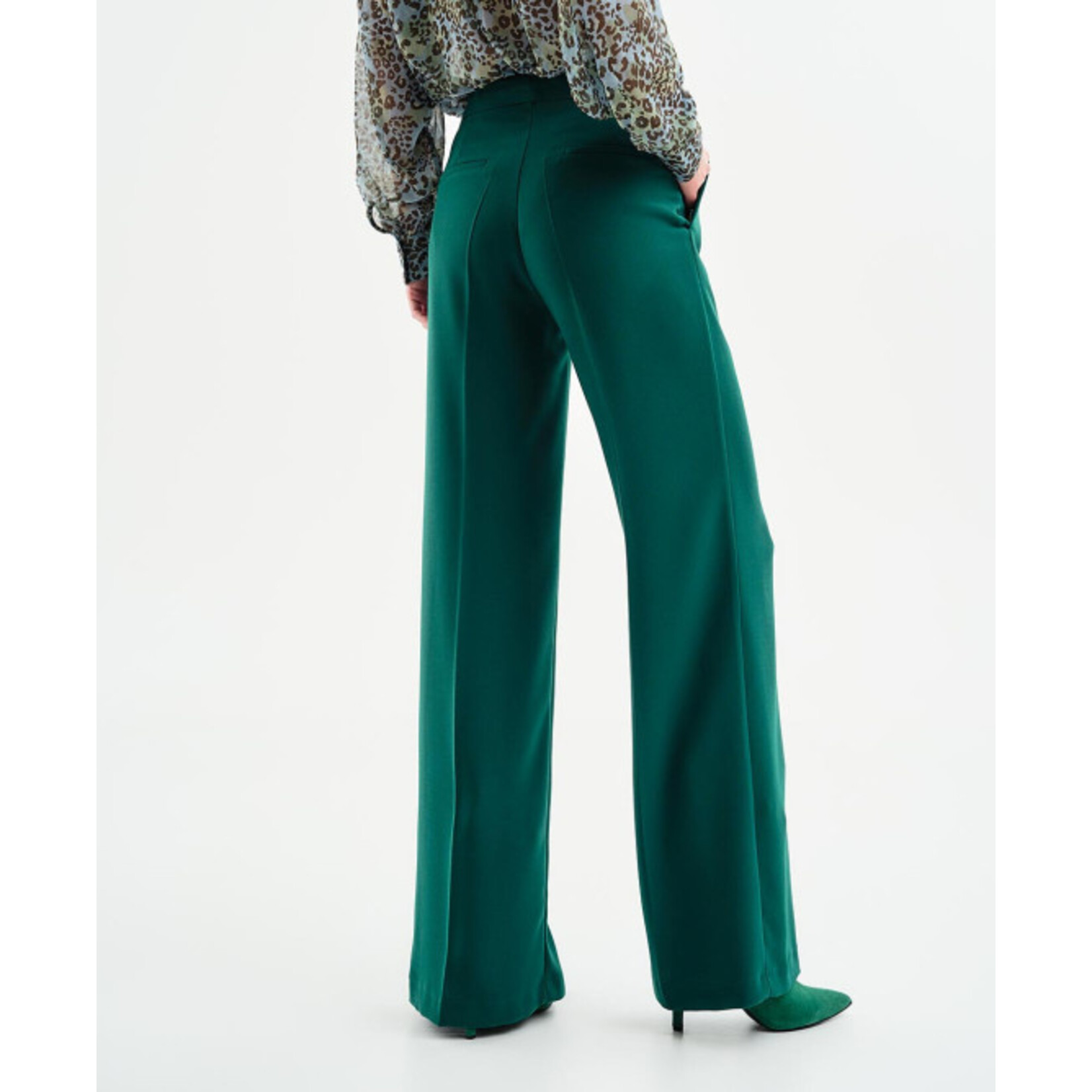 Access ACCESS - Rechte broek - Basilicum Groen