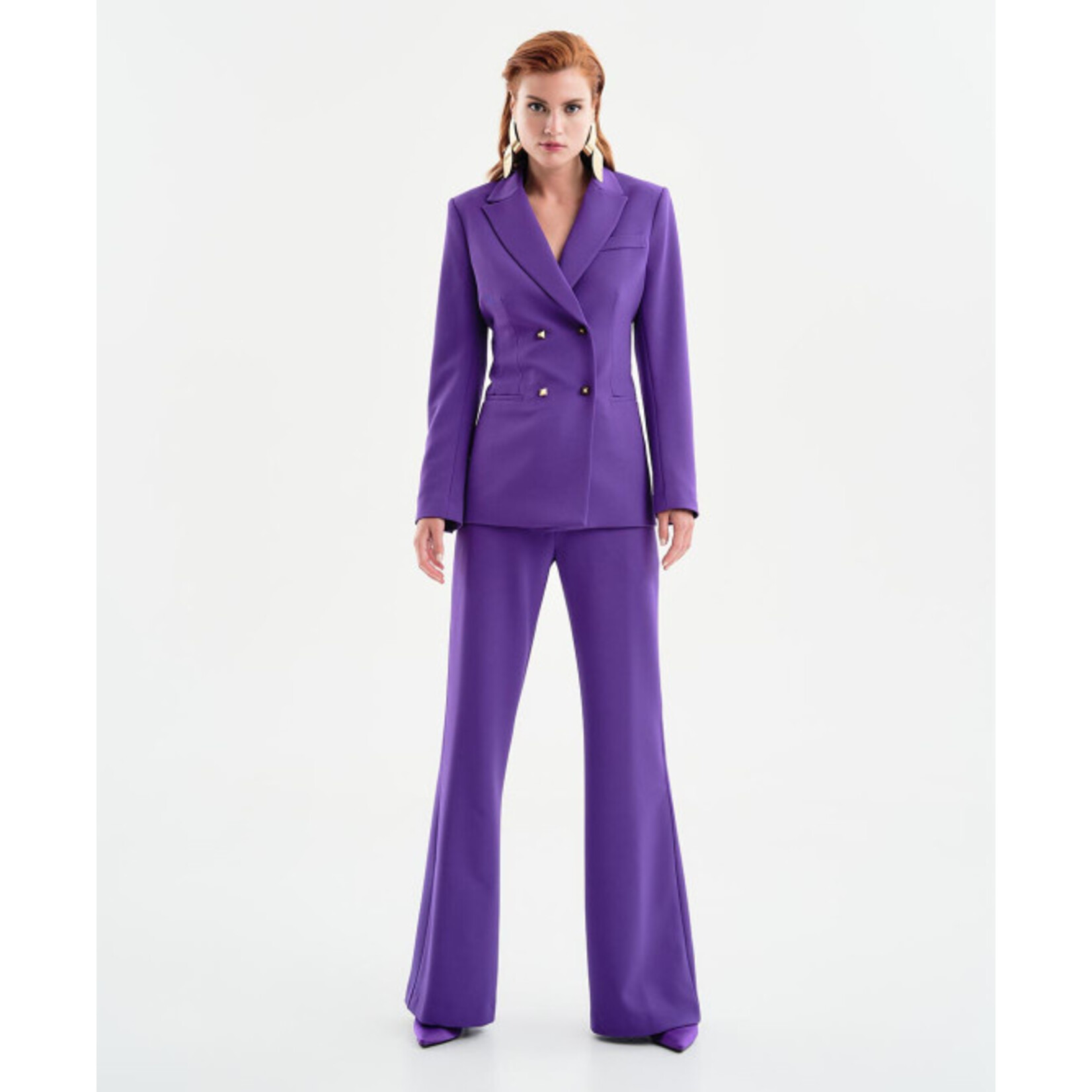 Access ACCESS - Double-breasted blazer - Paars