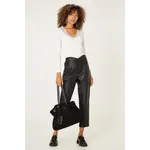 BSB BSB - Faux-leder broek - Zwart