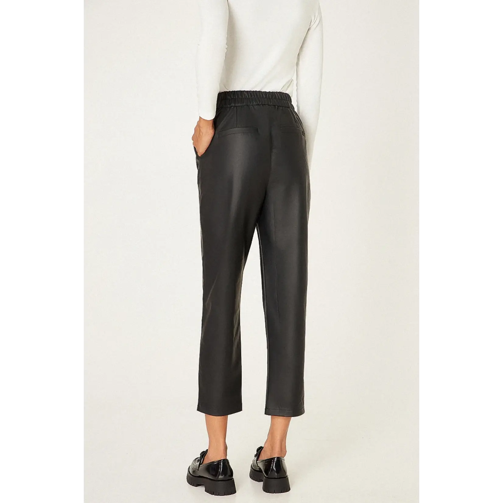 BSB BSB - Faux-leder broek - Zwart