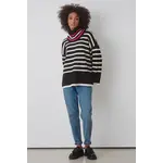 BSB BSB - Coltrui met strepen - Zwart