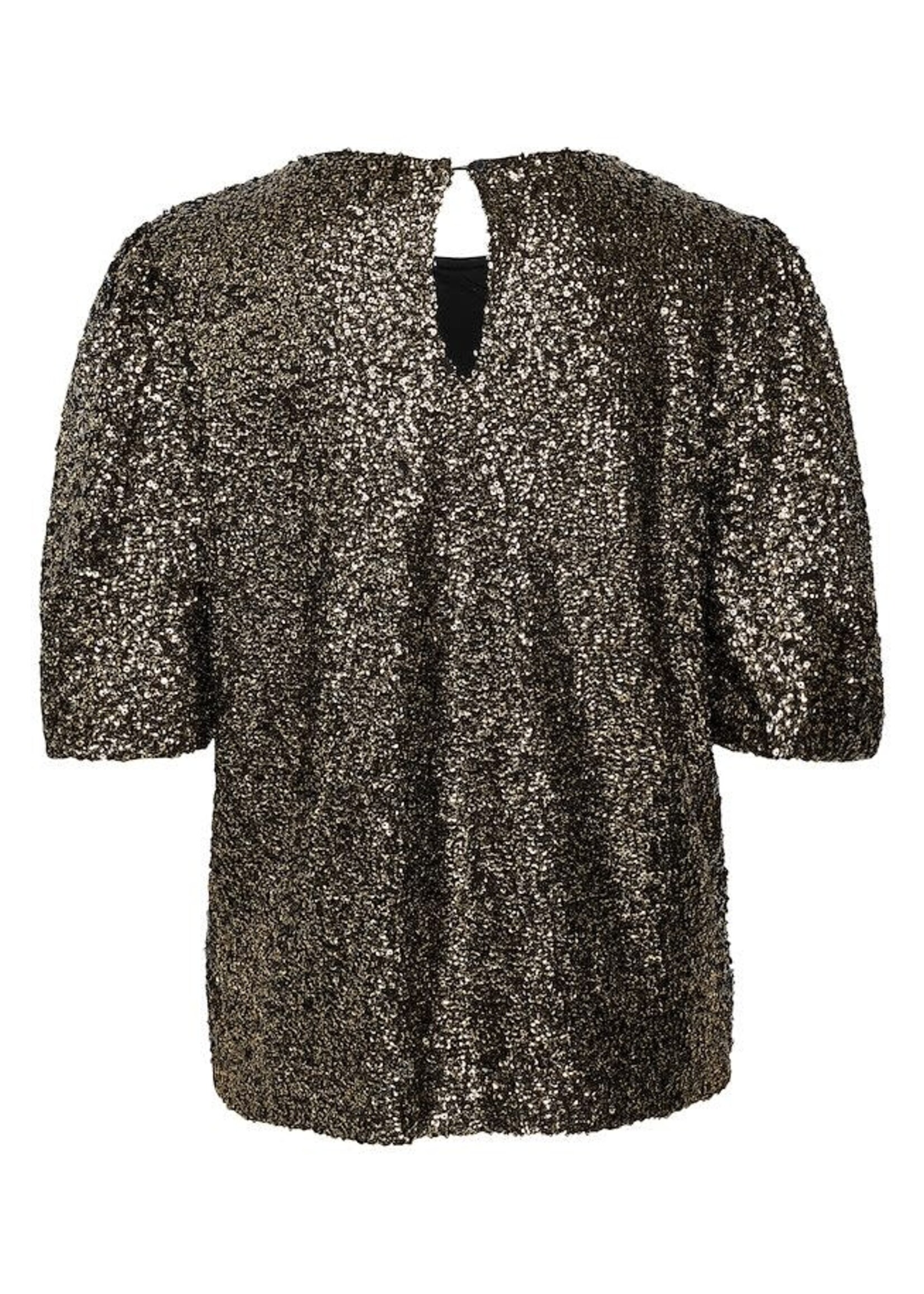 Saint Tropez Saint Tropez - Bailey Blouse - Antique Sequins