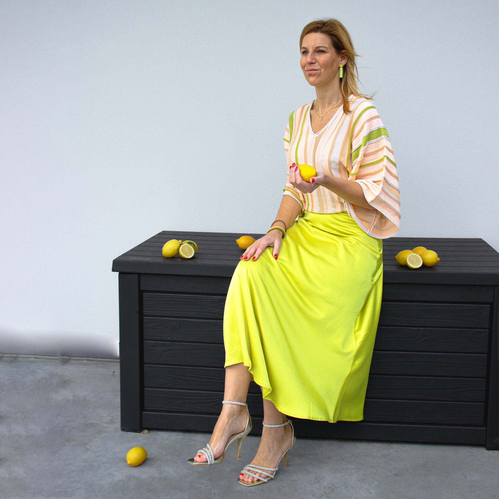 AC by Annelien Coorevits AC - Salou Rok - Lime