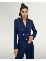 Access ACCESS - Cropped blazer - Blauw