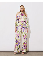 Access ACCESS fashion - Jumpsuit bloemenprint - Paars