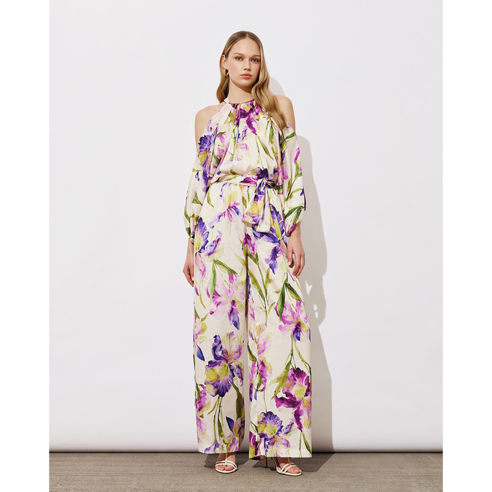 Access ACCESS fashion - Jumpsuit bloemenprint - Paars