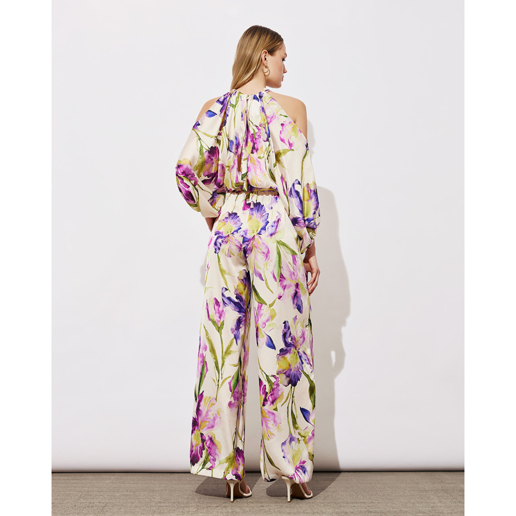Access ACCESS fashion - Jumpsuit bloemenprint - Paars