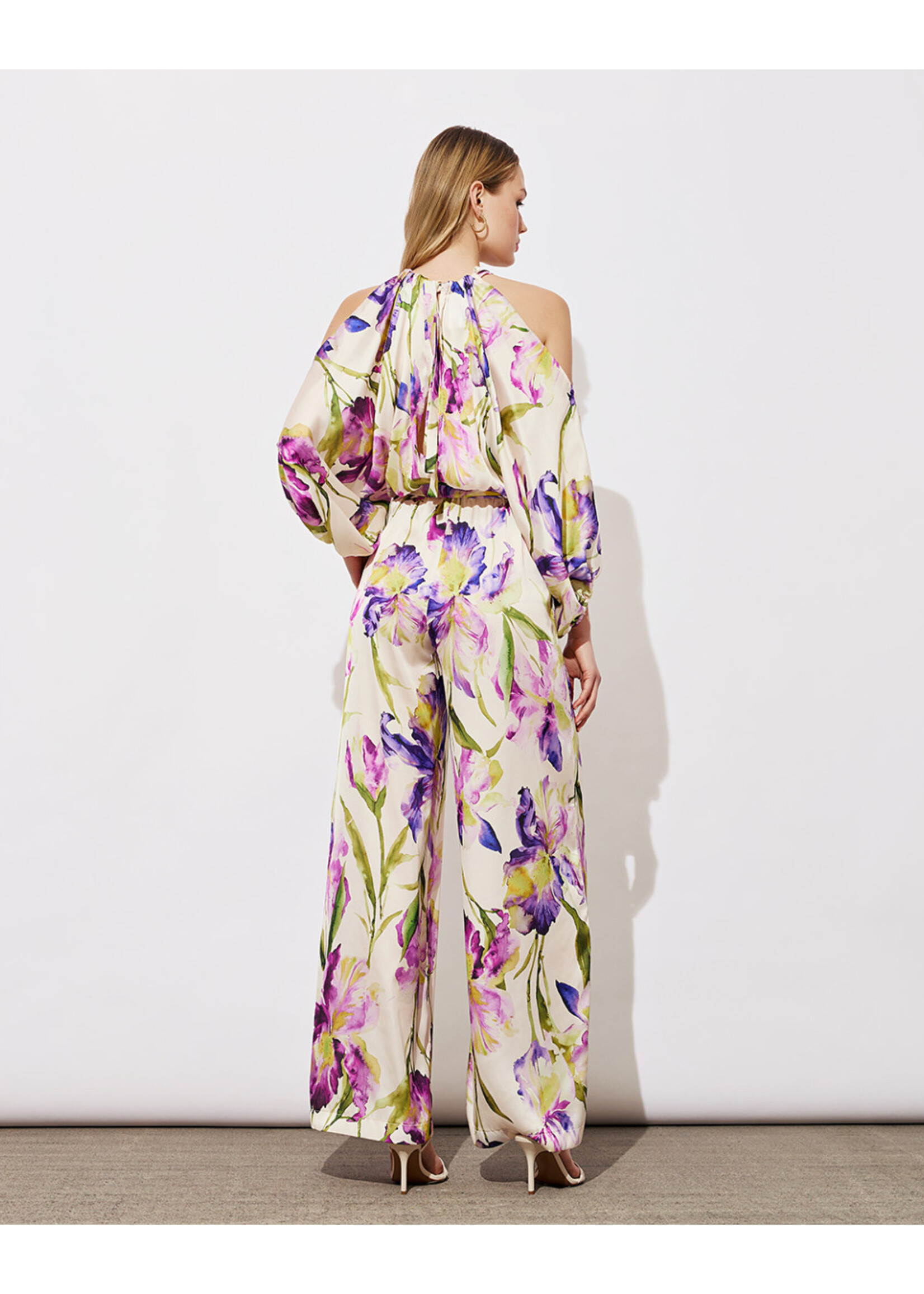 Access ACCESS fashion - Jumpsuit bloemenprint - Paars