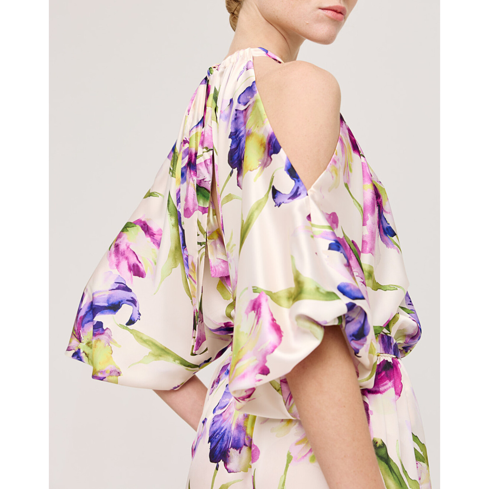 Access ACCESS fashion - Jumpsuit bloemenprint - Paars