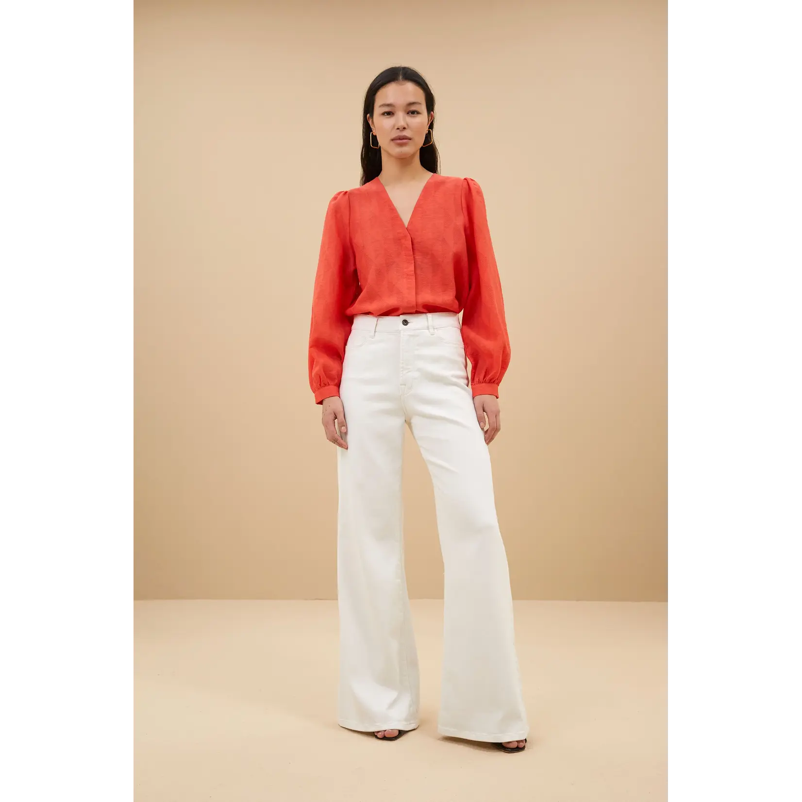 By-Bar By-Bar - Femme Organic Twill Pants - Off White