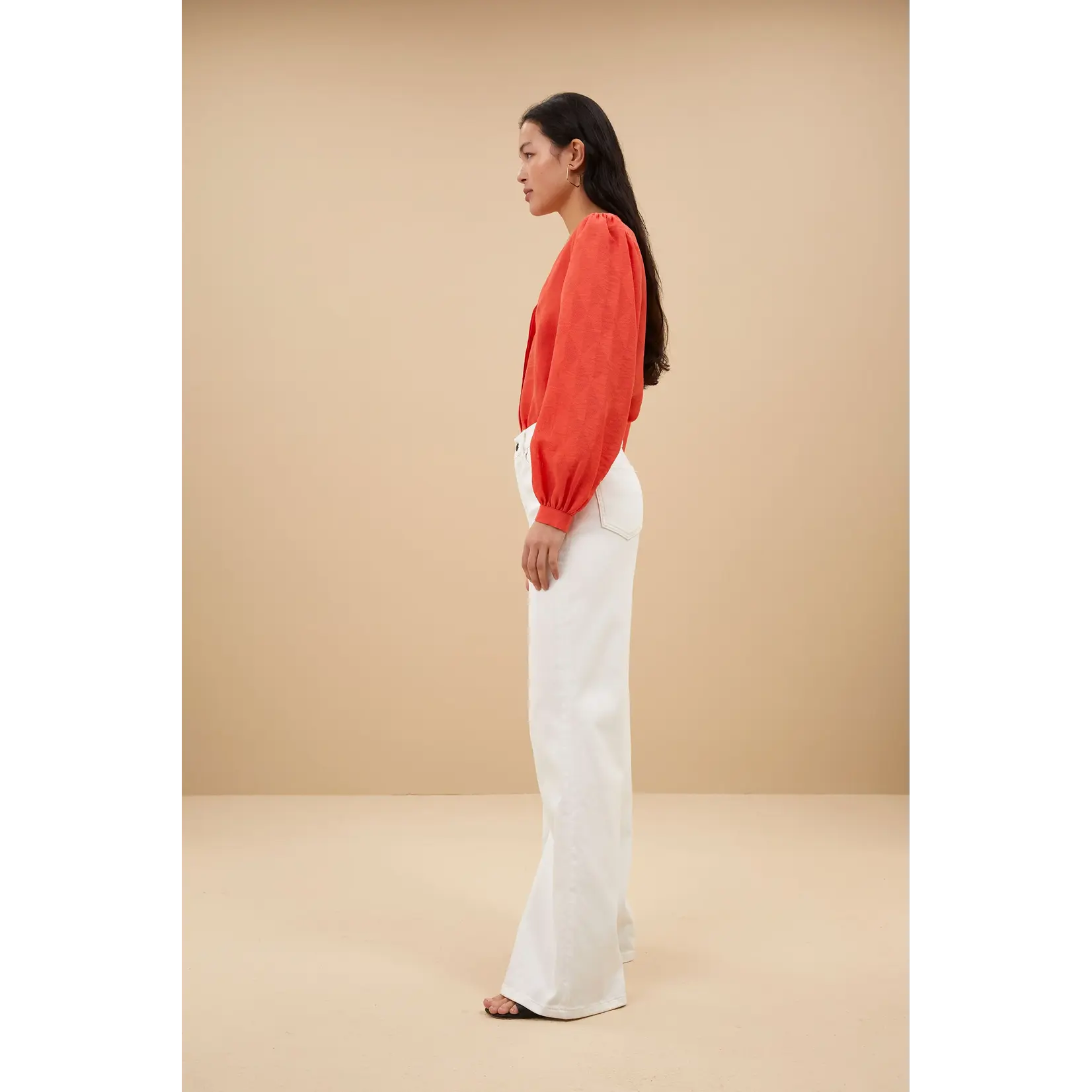 By-Bar By-Bar - Femme Organic Twill Pants - Off White