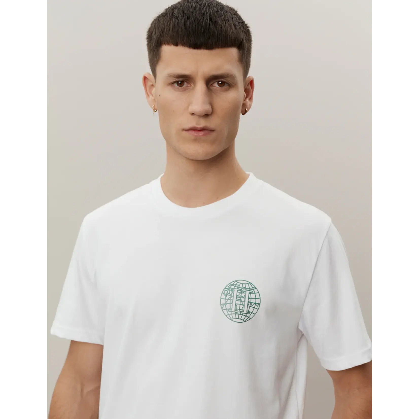Les Deux Les Deux - Globe T-Shirt - Verschillende kleuren verkrijgbaar