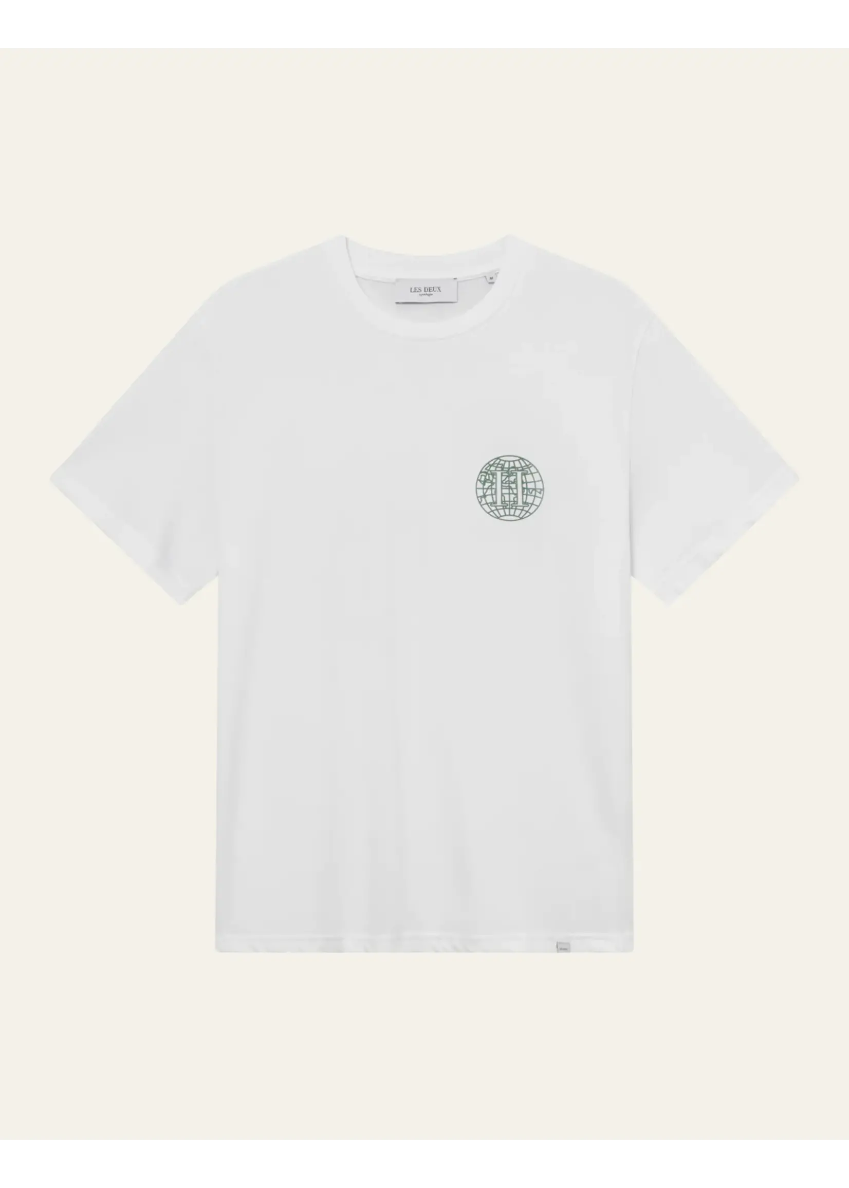 Les Deux Les Deux - Globe T-Shirt - Verschillende kleuren verkrijgbaar