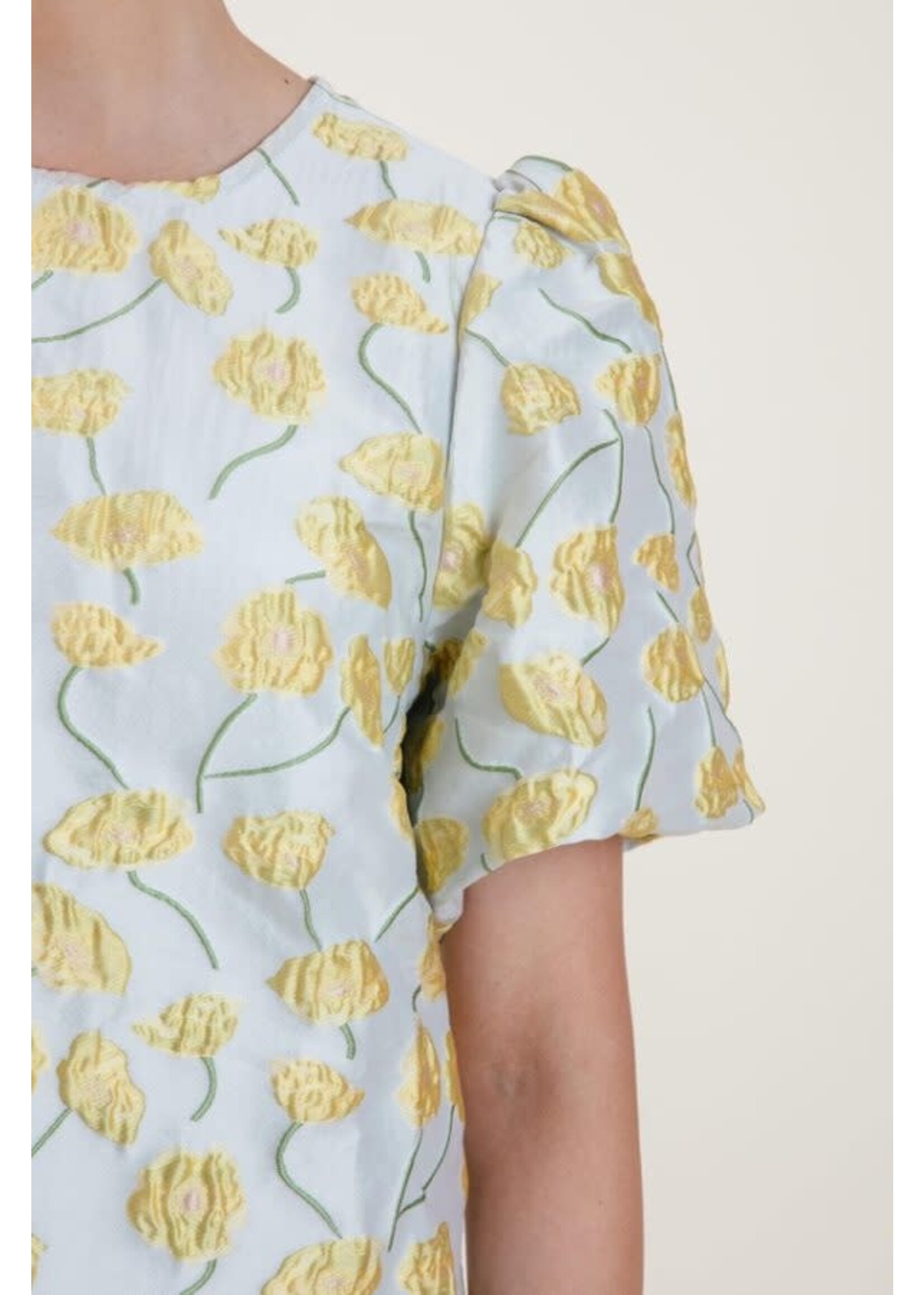 Rut&Circle Rut&Circle - Kyla Blouse - Yellow Flower Print