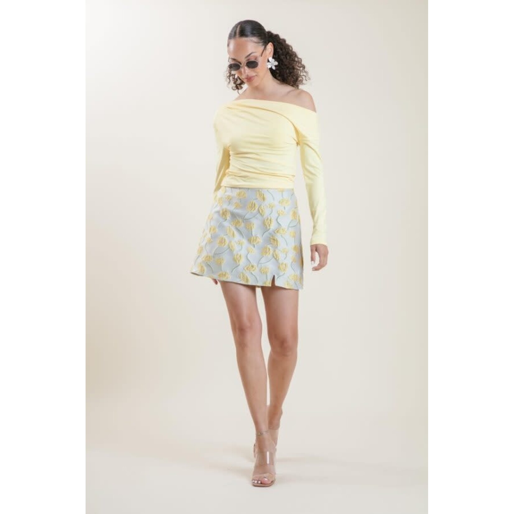 Rut&Circle Rut&Circle - Kyla Rok - Yellow Flower Print