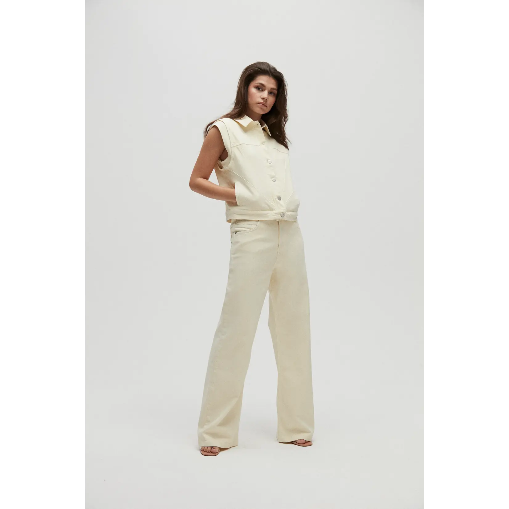Homage Homage - Farrah Jeans -  Soft Yellow
