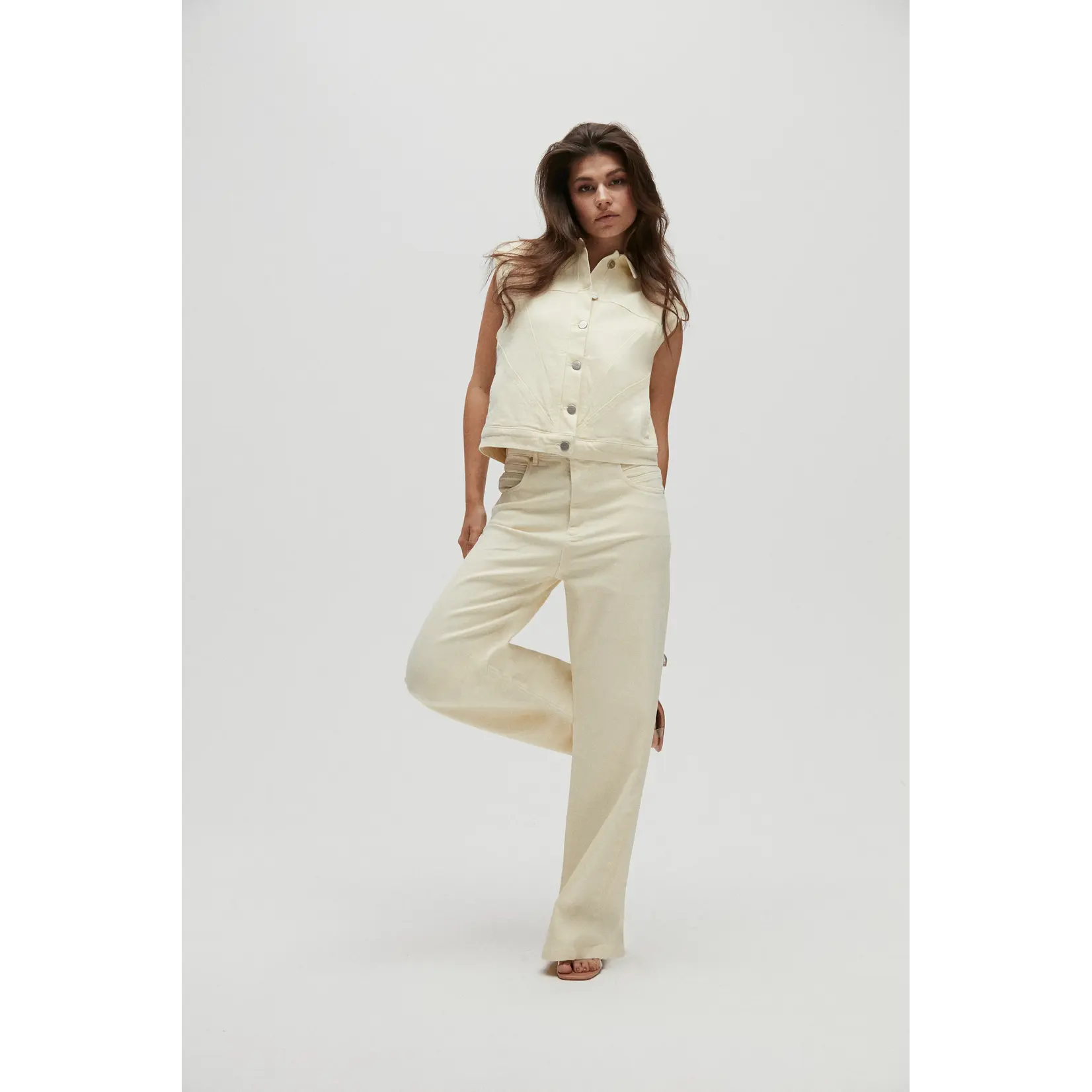 Homage Homage - Farrah Jeans -  Soft Yellow