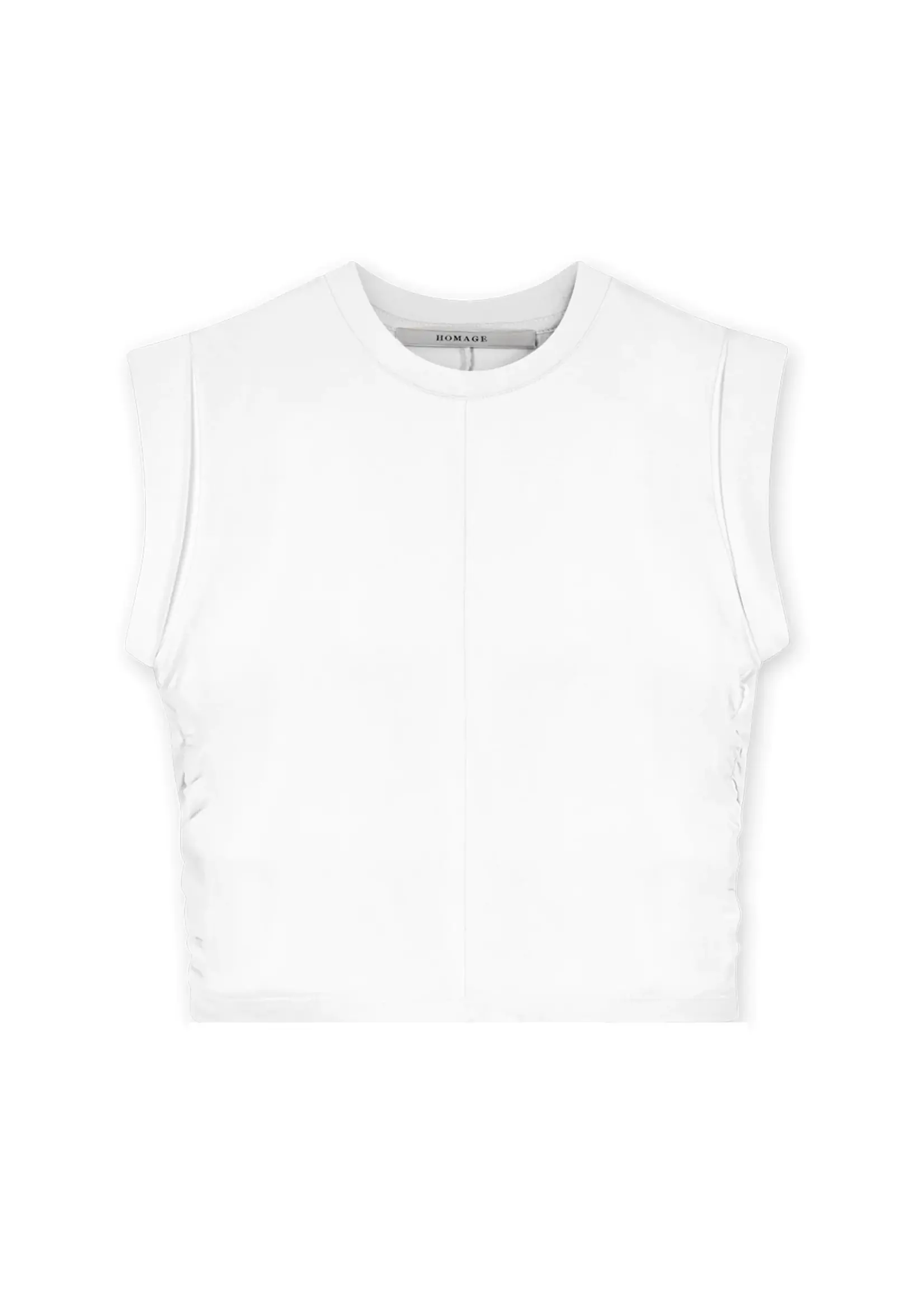 Homage Homage - Cropped Top - White