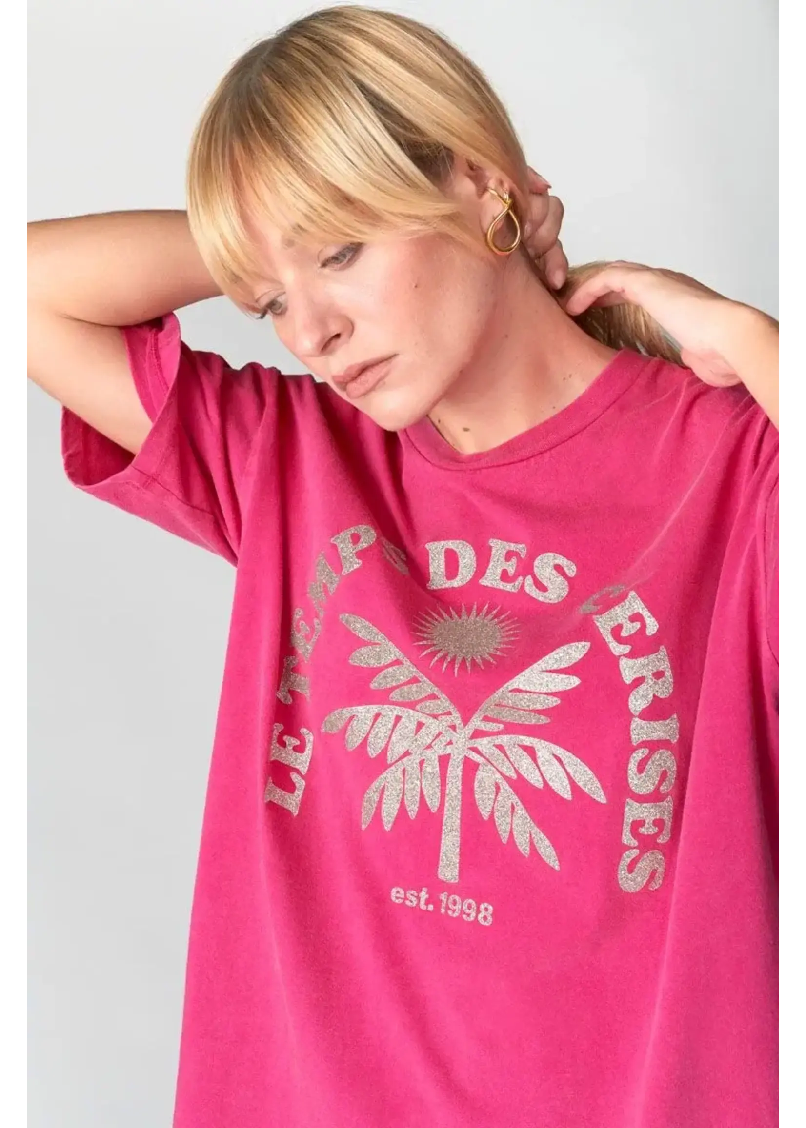 Le Temps Des Cerises Le Temps des Cerises - Cassio  T-shirt - Fuchsia