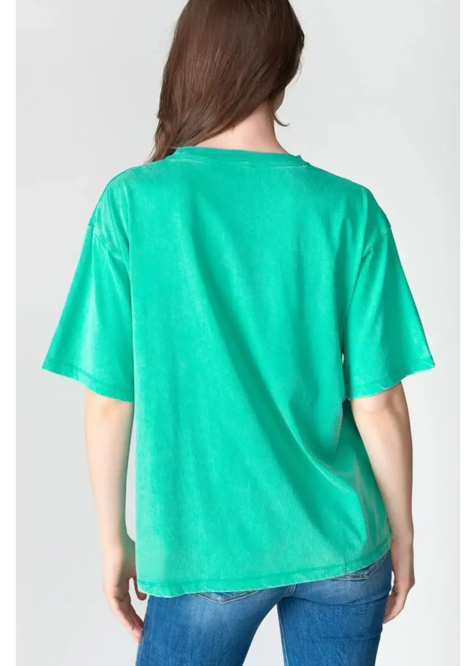 Le Temps Des Cerises Le Temps des Cerises - Kathleen T-shirt - Peacok Green