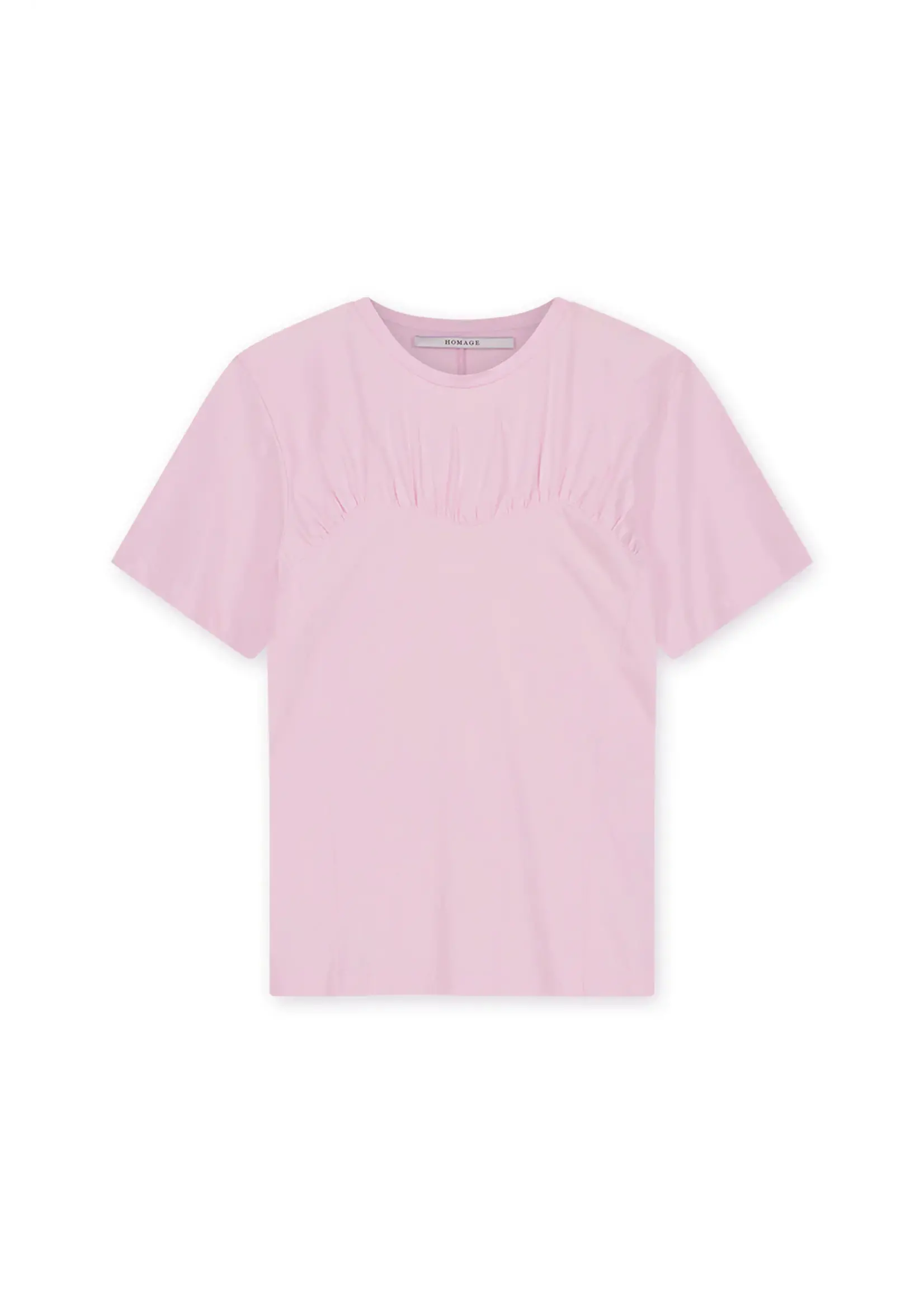 Homage Homage - T-shirt met plooien - Verschillende kleuren verkrijgbaar