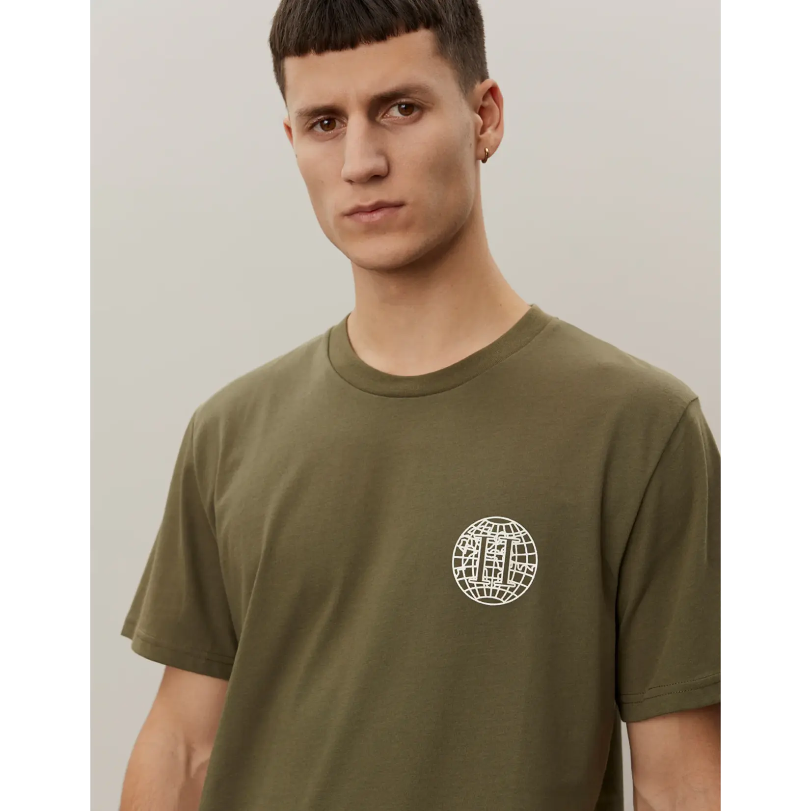 Les Deux Les Deux - Globe T-Shirt - Verschillende kleuren verkrijgbaar
