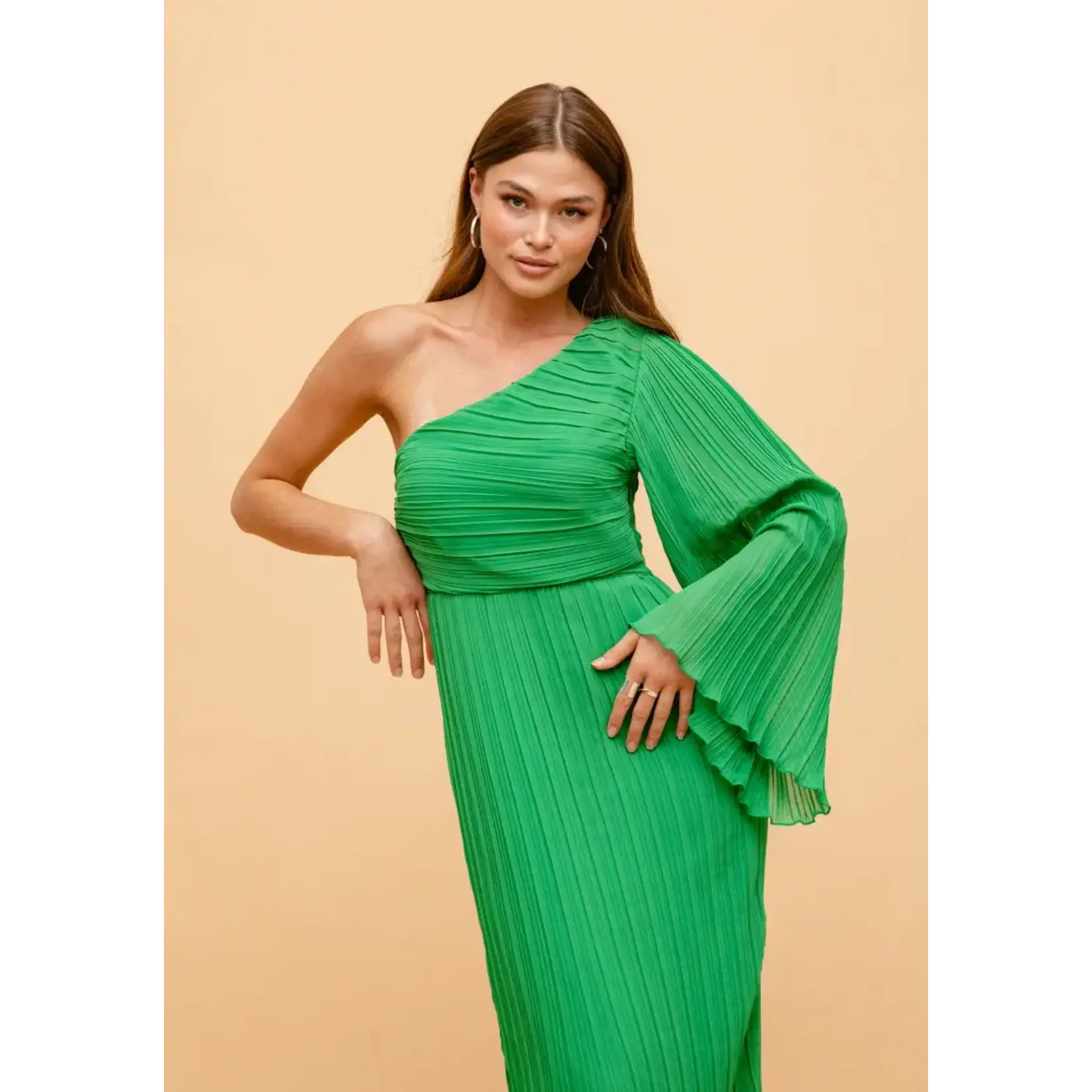 Dry Lake Dry Lake - Amalfi Jurk - Preppy Green