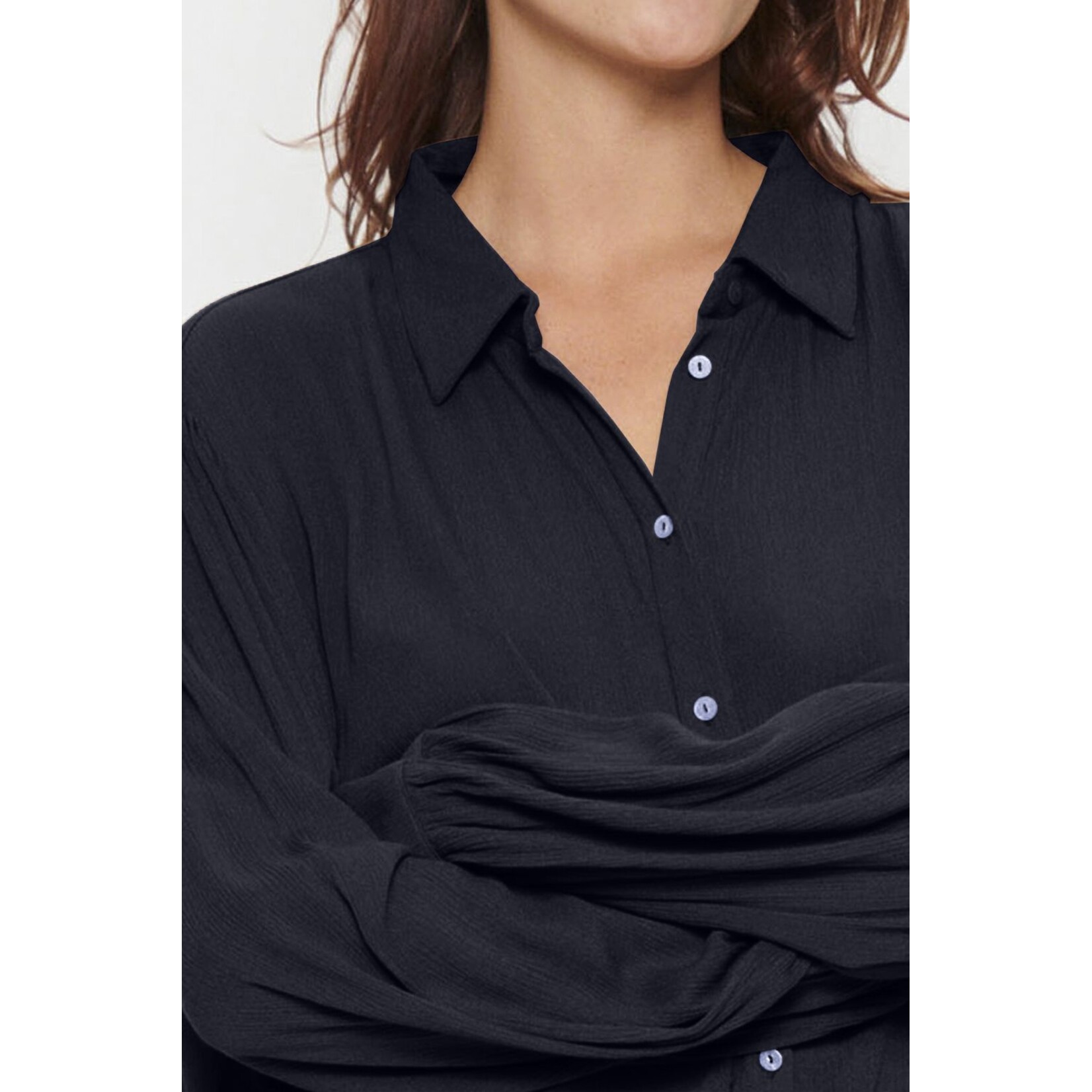 Saint Tropez Saint Tropez - AlbaSZ Shirt - Donkerblauw