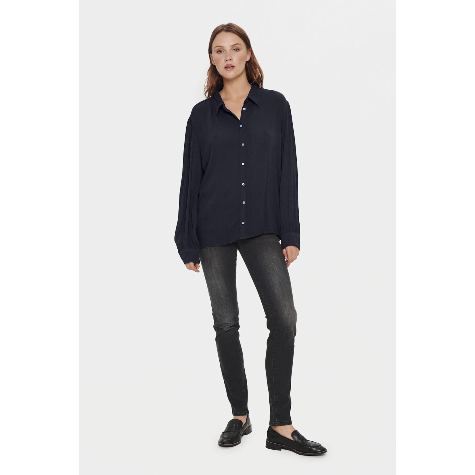 Saint Tropez Saint Tropez - AlbaSZ Shirt - Donkerblauw