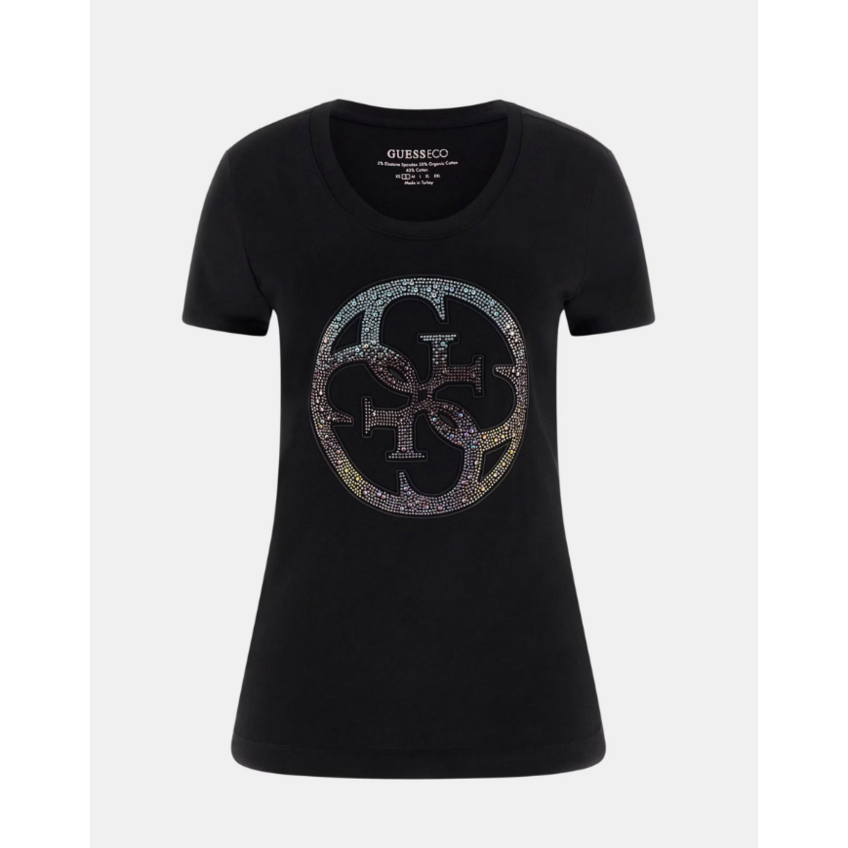 Guess Guess - 4G Logo T-shirt - Zwart