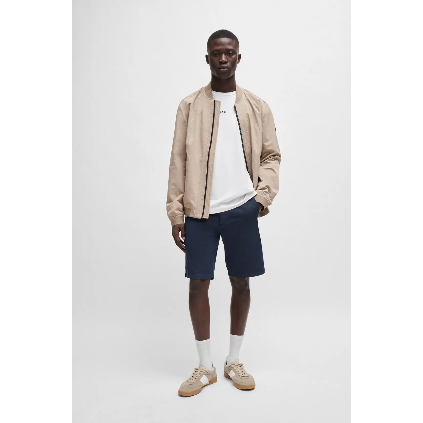 BOSS Hugo Boss - Chino Shorts - Donkerblauw