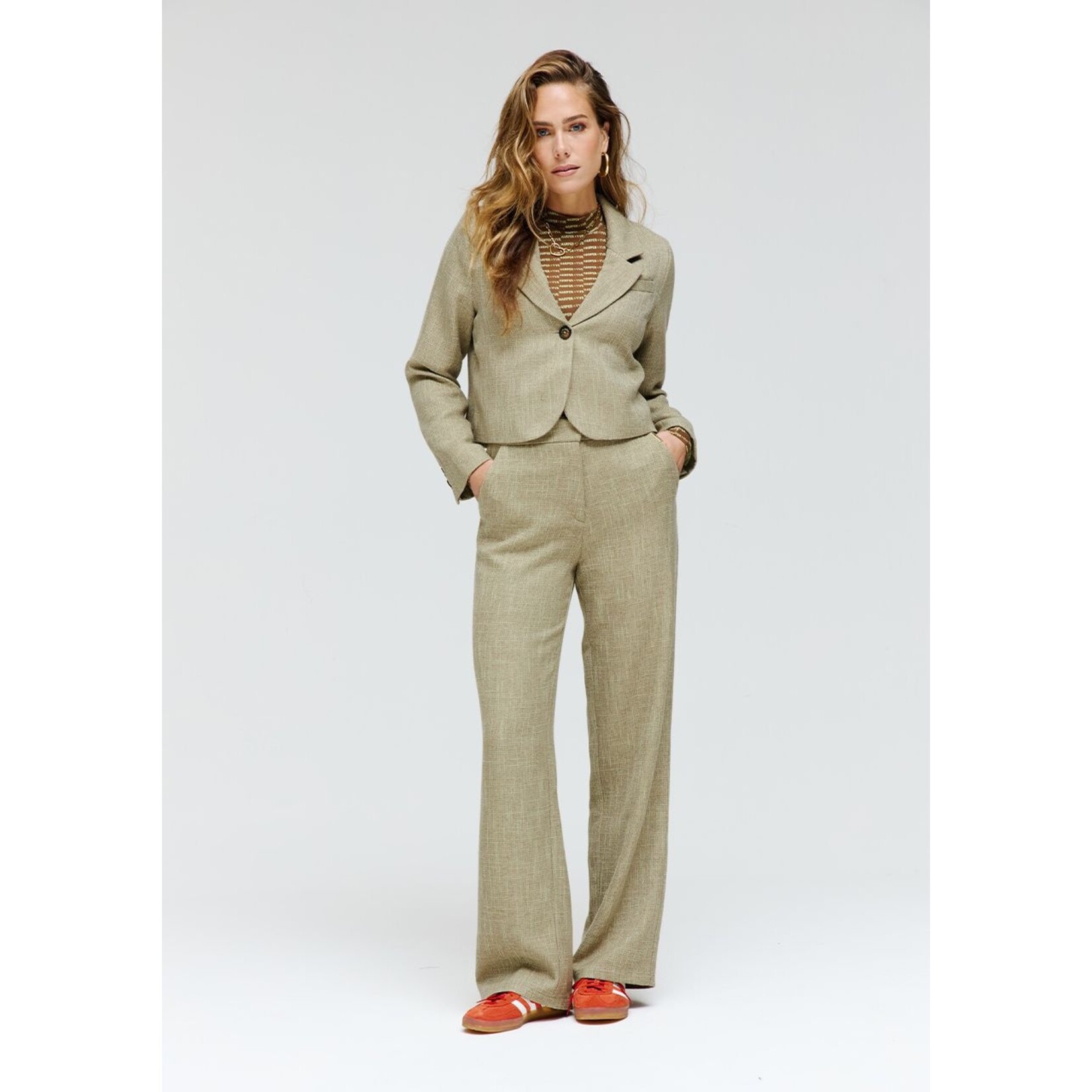 Harper&Yve Harper&Yve - Myla Pants - Melange Matcha