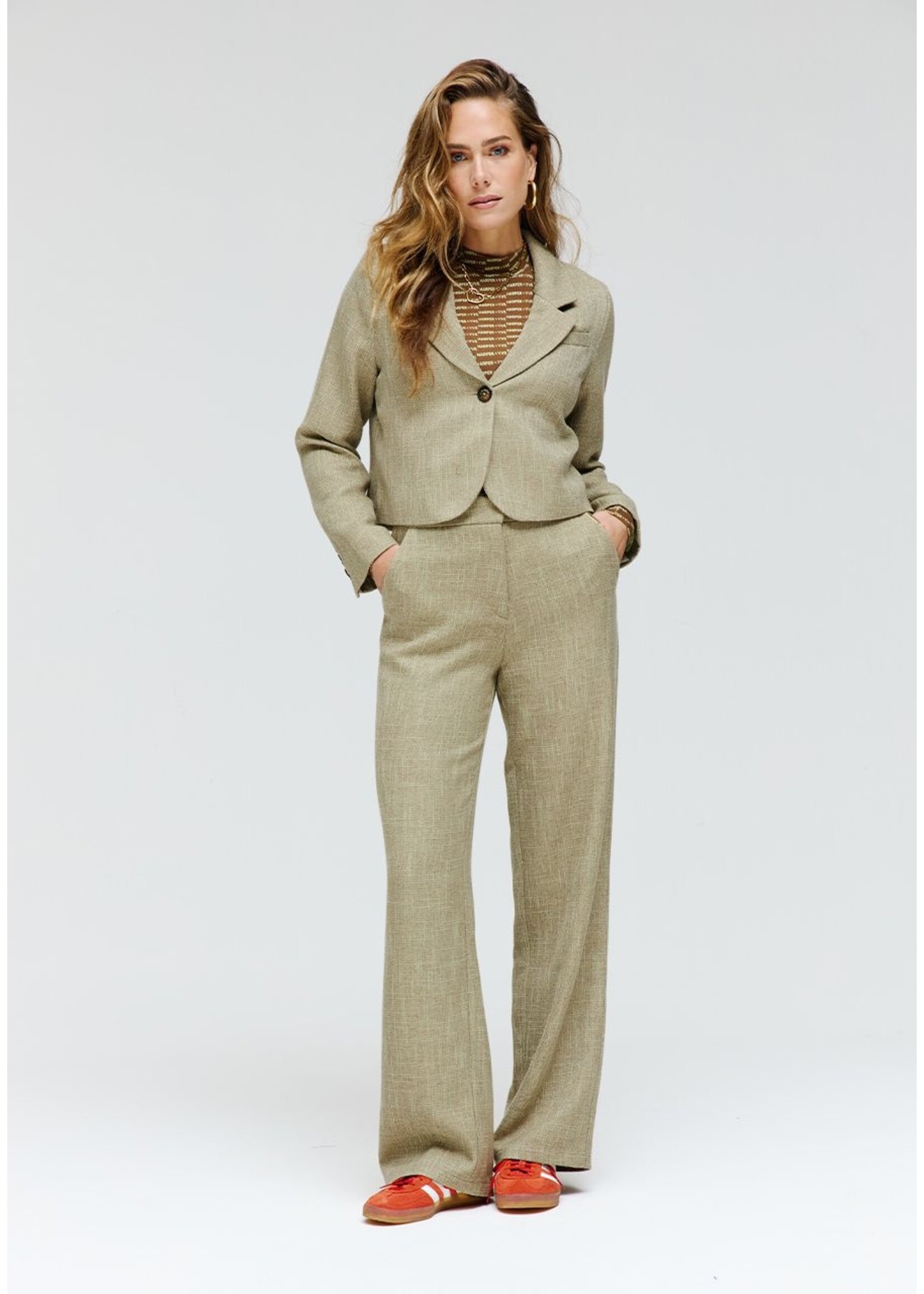 Harper&Yve Harper&Yve - Myla Pants - Melange Matcha