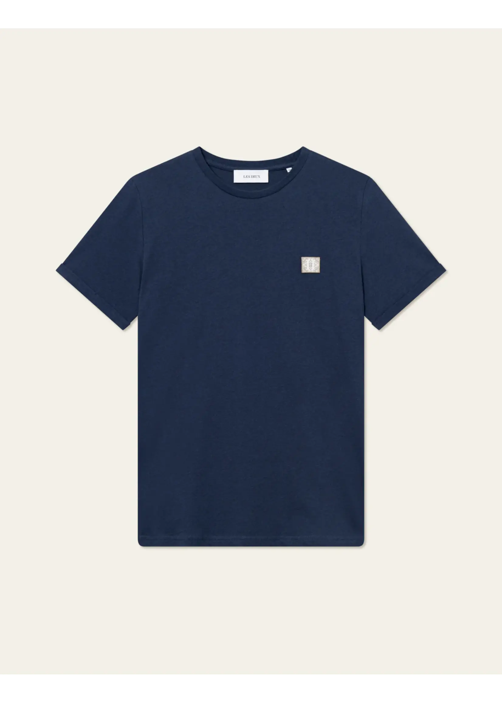 Les Deux Les Deux - Piece 2.0 T-Shirt - Blue/Sand