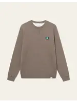 Les Deux Les Deux - Piece Sweatshirt 2.0 - Grey Melange/Green