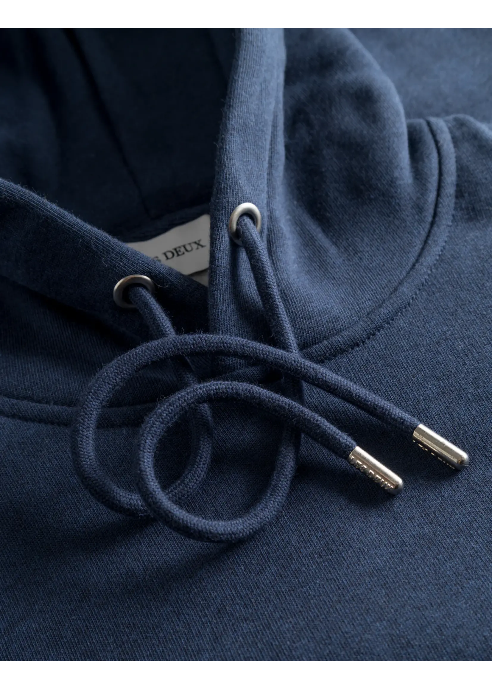 Les Deux Les Deux - Piece 2.0 Hoodie - Blauw/Sand