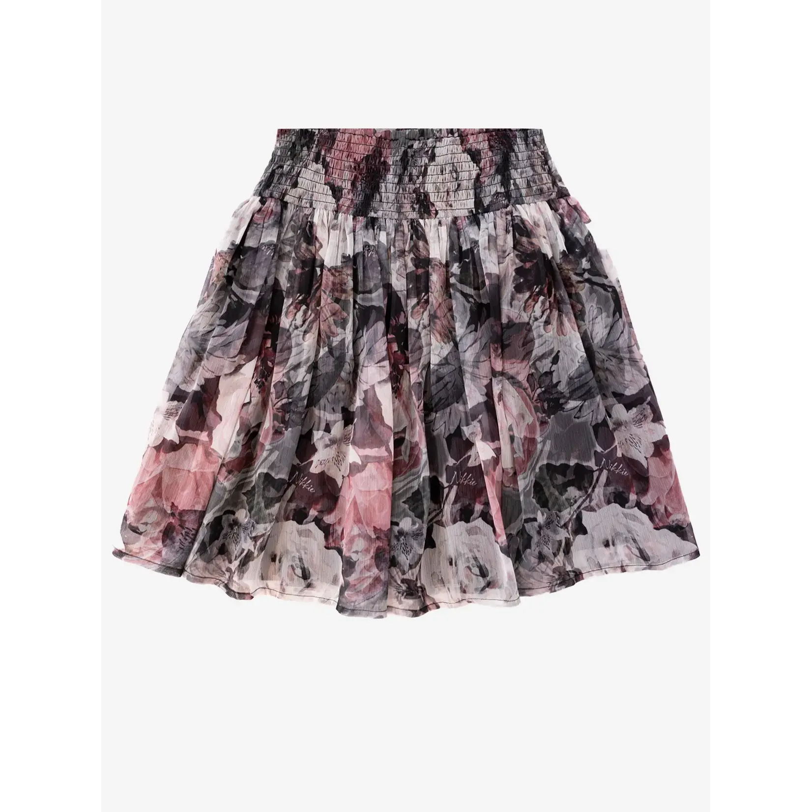 NIKKIE NIKKIE - Essex Print Rok - Zwart