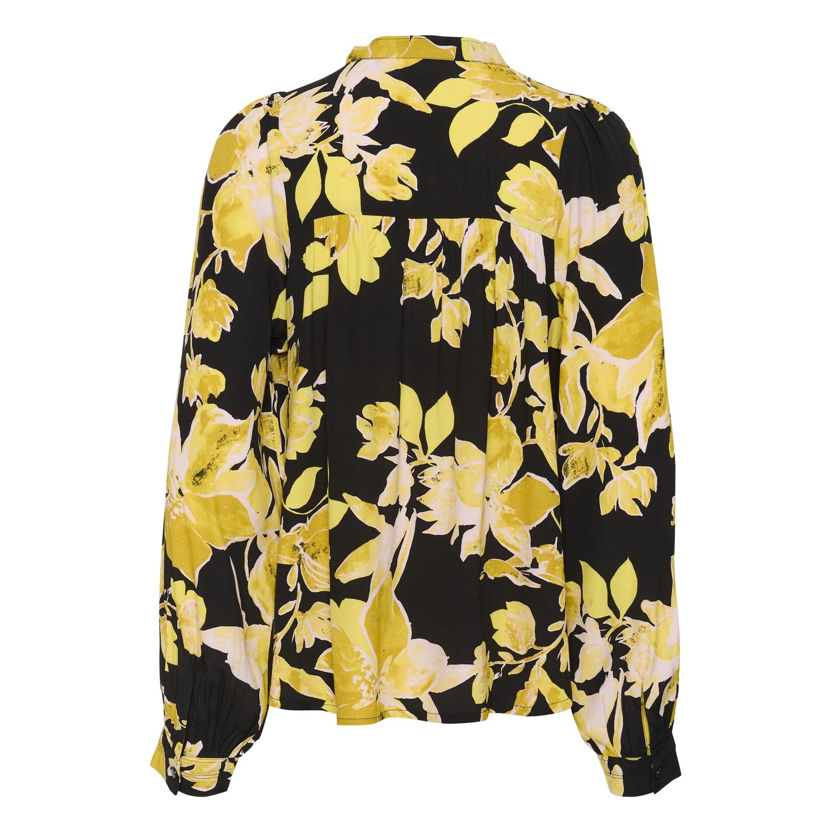 Saint Tropez Saint Tropez - GraceSZ Blouse - Black Burnished Florals