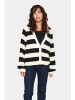 Saint Tropez Saint Tropez - GarbieSZ Cardigan - Ice Black Stripe