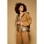 AC by Annelien Coorevits AC - Vest Teddy/Metallic - Cognac