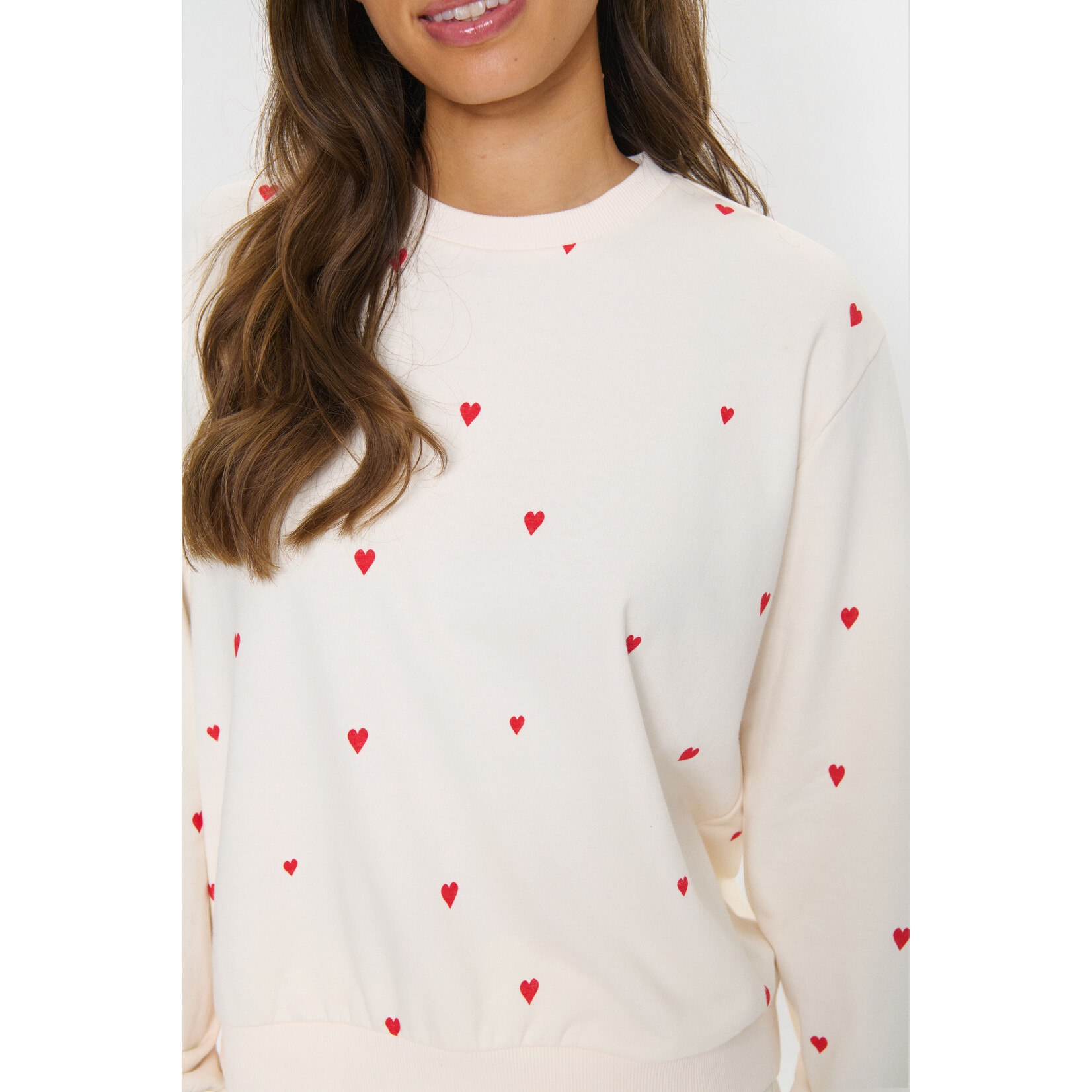 Saint Tropez Saint Tropez - DagnaSZ Sweatshirt - Ice Flame Hearts