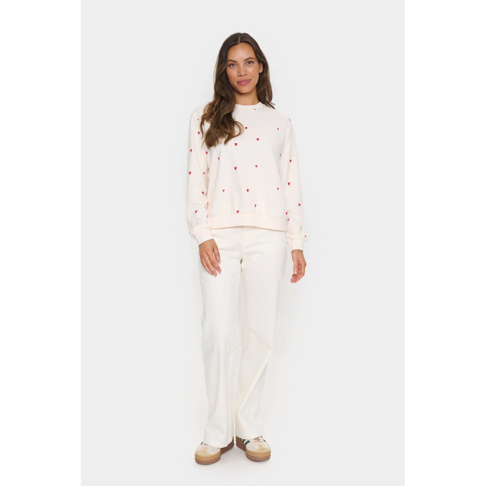 Saint Tropez Saint Tropez - DagnaSZ Sweatshirt - Ice Flame Hearts