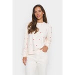 Saint Tropez Saint Tropez - DagnaSZ Sweatshirt - Ice Flame Hearts